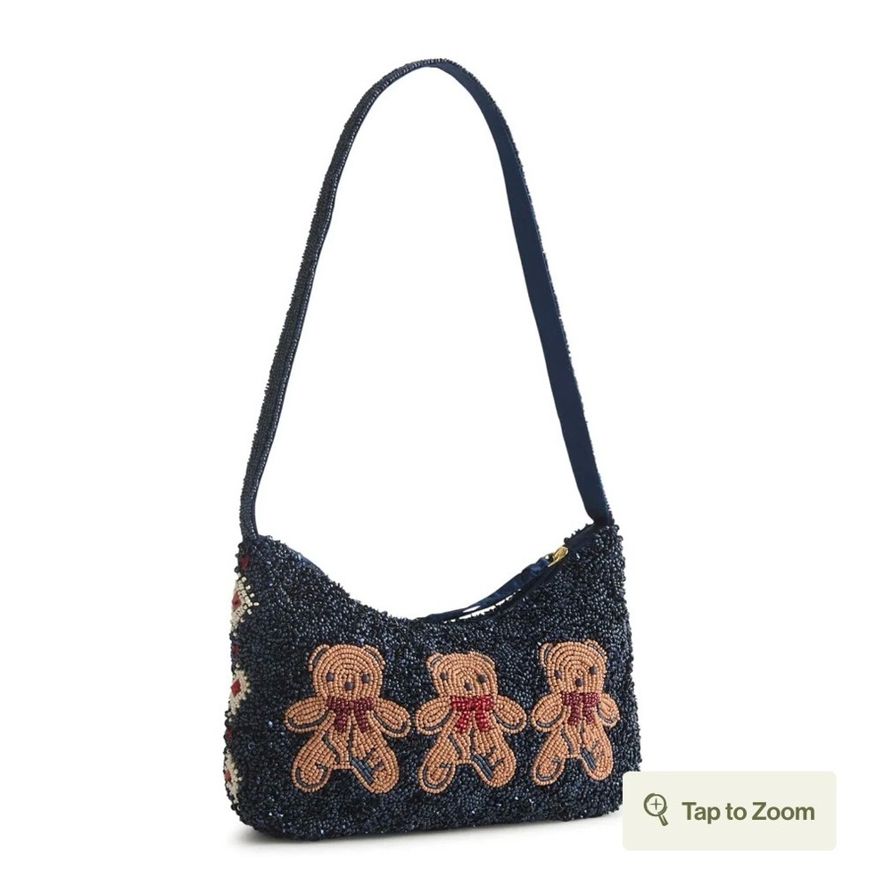 Mini Roxbury Crescent Shoulder Bag
Bear Mosaic Poseidon in Beaded